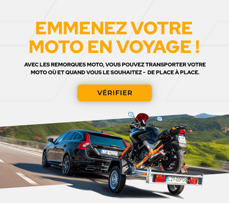 Emmenez votre MOTO en voyage !